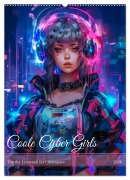 Coole Cyber Girls (Wandkalender 2026 DIN A2 hoch), CALVENDO Monatskalender - Steffen Gierok-Latniak