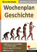 Cover-Bild zum Titel 'Wochenplan Geschichte' von 'Mila Müller'