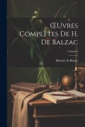Cover-Bild zum Titel 'OEuvres Complètes De H. De Balzac; Volume 6' von 'Honoré de Balzac'