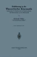 Einführung in die Theoretische Kinematik - Reinhold Müller