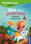 Cover-Bild zum Titel 'Ella und das Einhörnchen, Bücherhelden 1. Klasse, Magische Freundschaft' von 'Anne Scheller'