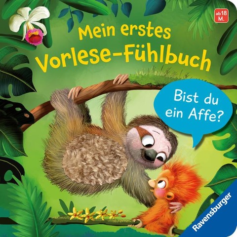 Mein erstes Vorlese-Fühlbuch: Bist du ein Affe? - Kathrin Lena Orso