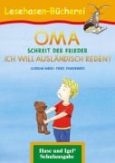 Cover-Bild zum Titel 'OMA, schreit der Frieder. ICH WILL AUSLÄNDISCH REDEN!' von 'Gudrun Mebs'