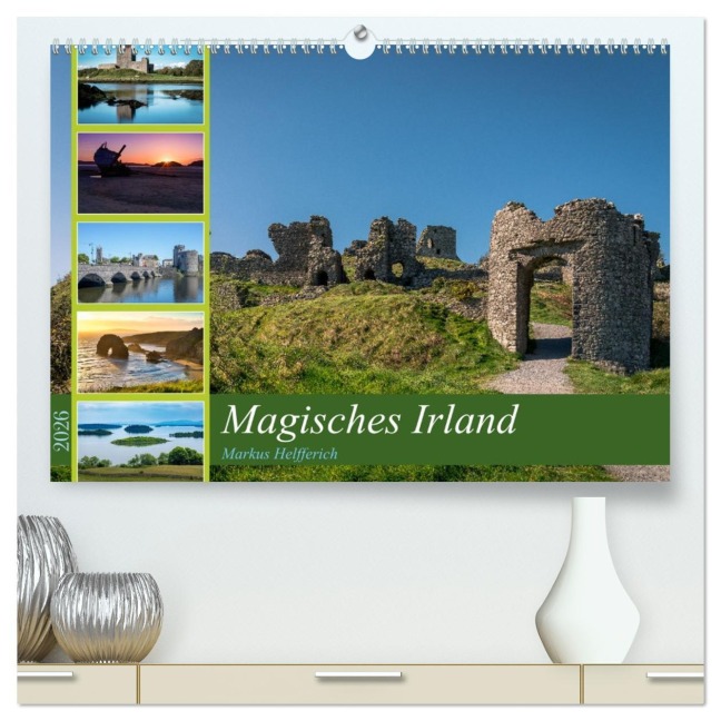 Magisches Irland 2026 (hochwertiger Premium Wandkalender 2026 DIN A2 quer), Kunstdruck in Hochglanz - Markus Helfferich