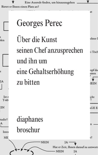 Über die Kunst seinen Chef anzusprechen und ihn um eine Gehaltserhöhung zu bitten - Georges Perec