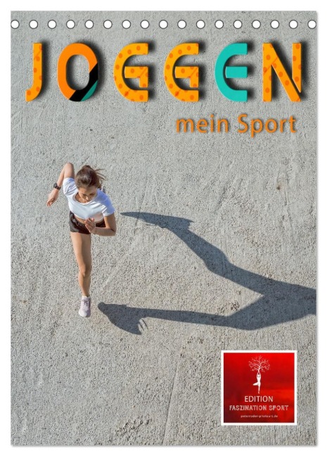 Joggen - mein Sport (Tischkalender 2026 DIN A5 hoch), CALVENDO Monatskalender - Peter Roder