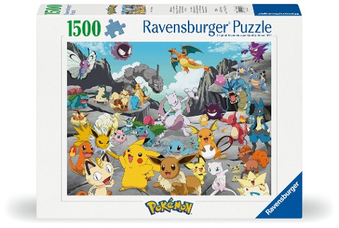 Erwachsenenpuzzle 1500 Teile - Pokémon Classics - 