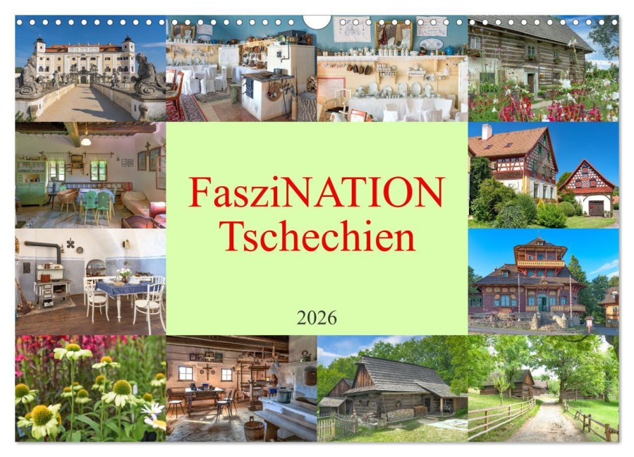 Faszination Tschechien (Wandkalender 2026 DIN A3 quer), CALVENDO Monatskalender - Bodo Schmidt