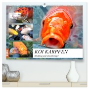 Koi Karpfen. Blickfang und Glücksbringer (hochwertiger Premium Wandkalender 2026 DIN A2 quer), Kunstdruck in Hochglanz - Rose Hurley