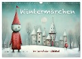 Wintermärchen - Im Land der Wichtel (Wandkalender 2025 DIN A3 quer), CALVENDO Monatskalender - Erich Krätschmer