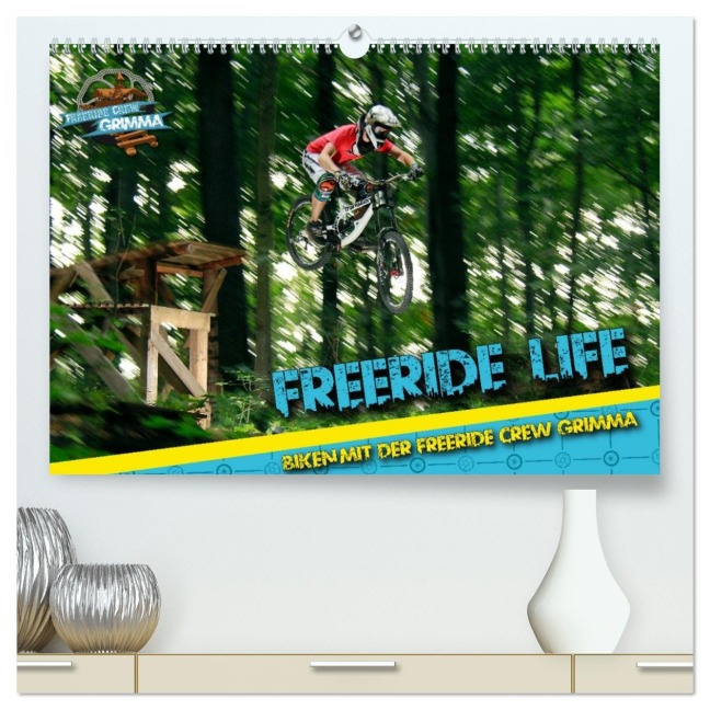 Freeride Life (hochwertiger Premium Wandkalender 2026 DIN A2 quer), Kunstdruck in Hochglanz - Patrick Freiberg
