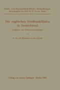Cover-Bild zum Titel 'Die englischen Großbankfilialen in Deutschland' von 'Hermann Van Der Upwich'