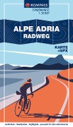 Cover-Bild zum Titel 'KOMPASS Fahrrad-Tourenkarte Alpe Adria Radweg 1:50.000' von ''