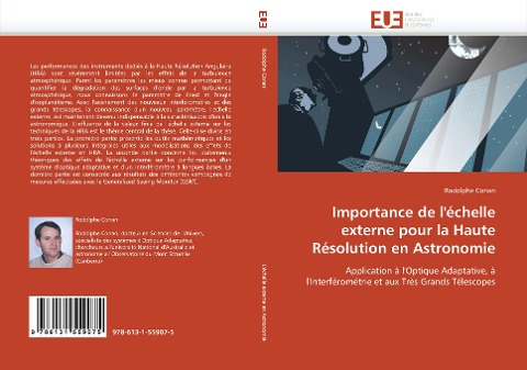 Importance de l''échelle externe pour la Haute Résolution en Astronomie - Rodolphe Conan