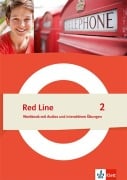 Cover-Bild zum Titel 'Red Line 2. Workbook mit Audios und interaktiven Übungen Klasse 6' von ''