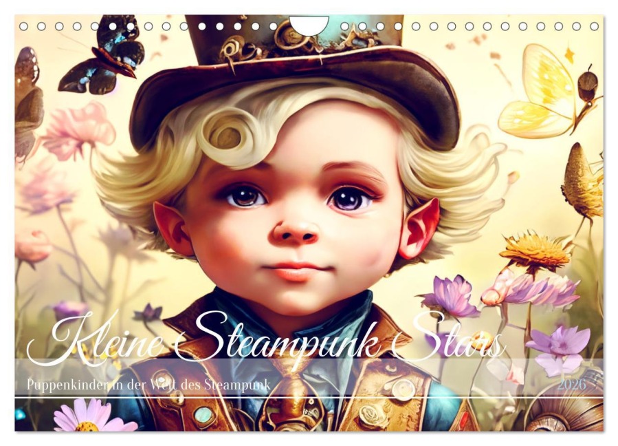 Kleine Steampunk Stars (Wandkalender 2026 DIN A4 quer), CALVENDO Monatskalender - Drachenkind-Fotografie Drachenkind-Fotografie