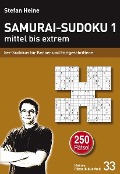 Cover-Bild zum Titel 'Samurai-Sudoku 1 mittel bis extrem' von ''