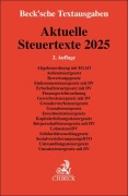 Cover-Bild zum Titel 'Aktuelle Steuertexte 2025' von ''