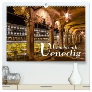 Cover-Bild zum Titel 'Leuchtendes Venedig (hochwertiger Premium Wandkalender 2026 DIN A2 quer), Kunstdruck in Hochglanz' von 'Melanie Viola'