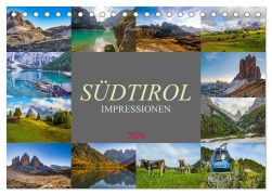 Cover-Bild zum Titel 'Südtirol Impressionen (Tischkalender 2026 DIN A5 quer), CALVENDO Monatskalender' von 'Dirk Meutzner'
