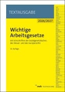 Cover-Bild zum Titel 'Wichtige Arbeitsgesetze' von ''