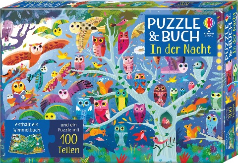 Puzzle & Buch: In der Nacht. 100 Teile - Kirsteen Robson