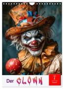 Cover-Bild zum Titel 'Der Clown (Wandkalender 2026 DIN A4 hoch), CALVENDO Monatskalender' von 'Peter Roder'