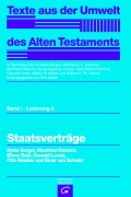 Cover-Bild zum Titel 'Staatsverträge' von 'Rykle Borger, Manfried Dietrich, Elmar Edel, Oswald Loretz, Otto Rössler'