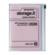 Cover-Bild zum Titel 'MARK'S 2025/26 Taschenkalender, A6 Storage.it // Pink' von ''