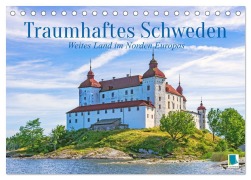 Cover-Bild zum Titel 'Traumhaftes Schweden: Weites Land im Norden Europas (Tischkalender 2026 DIN A5 quer), CALVENDO Monatskalender' von 'Calvendo Calvendo'