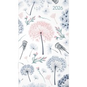 Cover-Bild zum Titel 'Miniplaner Style Pusteblumen 2026 - Taschen-Kalender 9x15 cm - Weekly - 64 Seiten - 1 Seite 1 Woche - Notiz-Heft - Alpha Edition' von ''