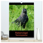 Cover-Bild zum Titel 'Rabenvögel Terminplaner (hochwertiger Premium Wandkalender 2026 DIN A2 hoch), Kunstdruck in Hochglanz' von 'Kattobello Kattobello'