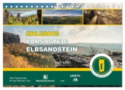 Cover-Bild zum Titel 'Erlebnis Forststeig Elbsandstein (Tischkalender 2026 DIN A5 quer), CALVENDO Monatskalender' von 'Kevin Walther'