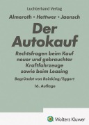 Cover-Bild zum Titel 'Reinking/Eggert, Der Autokauf' von ''