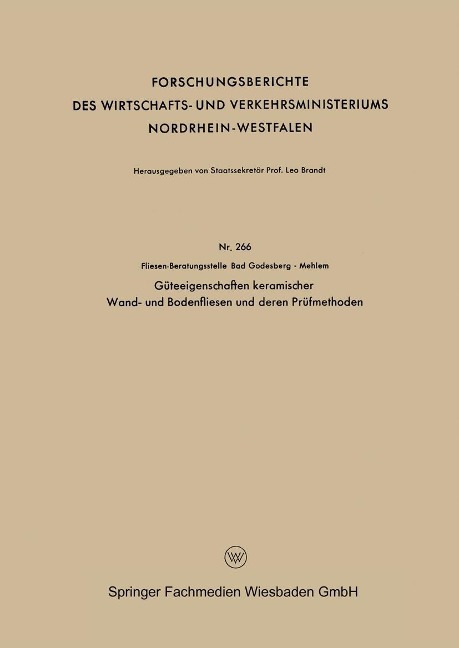 Güteeigenschaften keramischer Wand- und Bodenfliesen und deren Prüfmethoden - Fliesen-Beratungsstelle Bad Godesberg Mehlem