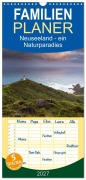 Cover-Bild zum Titel 'Familienplaner 2027 - Neuseeland - ein Naturparadies mit 5 Spalten (Wandkalender, 21 x 45 cm) CALVENDO' von 'Kalender. Com Kalender365. Com'