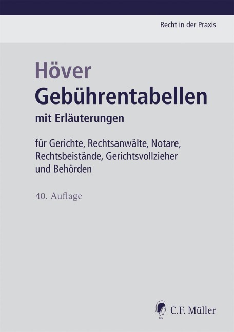 Gebührentabellen -