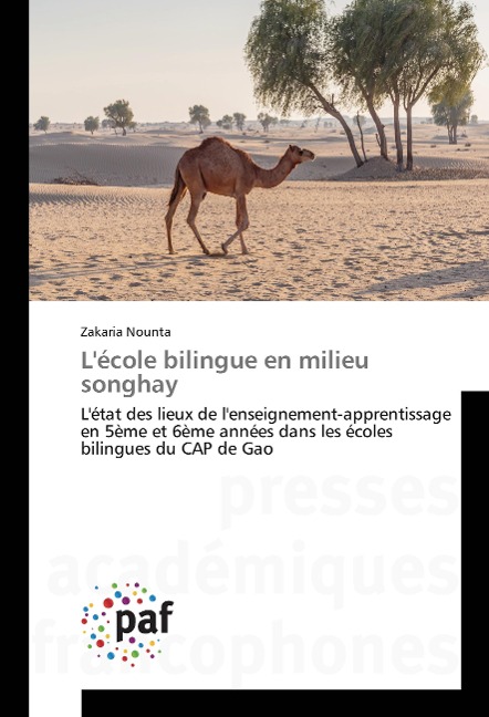 L'école bilingue en milieu songhay - Zakaria Nounta