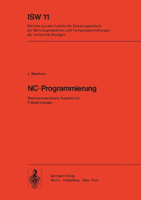 NC-Programmierung - J. Waelkens