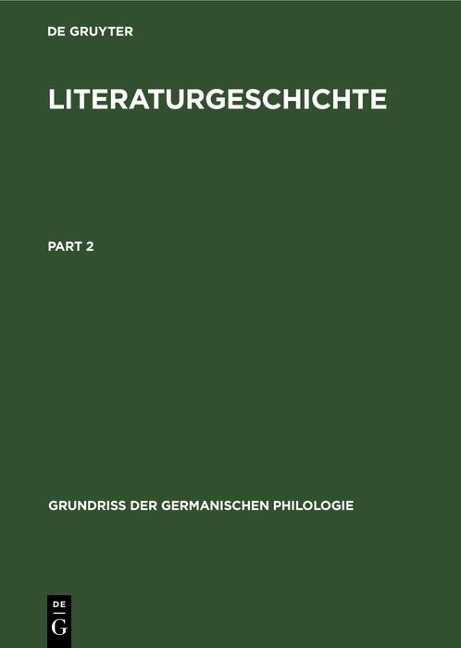 Literaturgeschichte - 