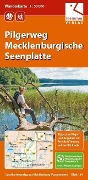 Cover-Bild zum Titel 'Pilgerweg Mecklenburgische Seenplatte 1 : 50 000' von ''