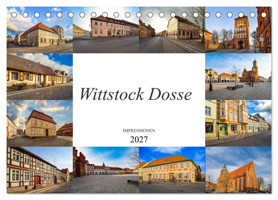 Wittstock Dosse Impressionen (Tischkalender 2027 DIN A5 quer), CALVENDO Monatskalender - Dirk Meutzner