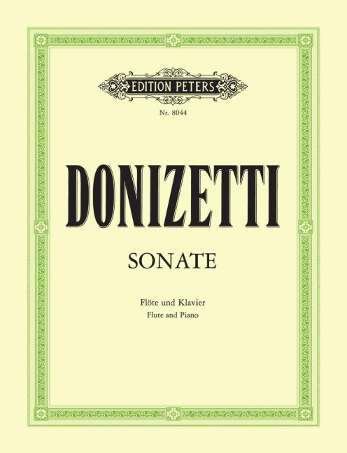 Sonate für Flöte und Klavier C-Dur - Gaetano Donizetti