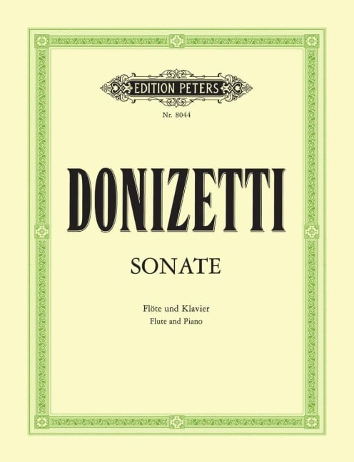 Sonate für Flöte und Klavier C-Dur - Gaetano Donizetti