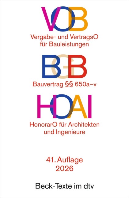 VOB / BGB  / HOAI - 