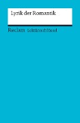 Cover-Bild zum Titel 'Lyrik der Romantik' von 'Markus Köcher, Anna Riman'