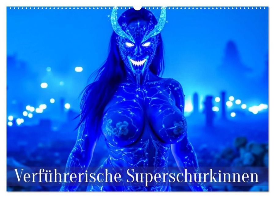 Verführerische Superschurkinnen (Wandkalender 2027 DIN A2 quer), CALVENDO Monatskalender - Sell Pixs:Sell