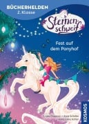 Cover-Bild zum Titel 'Sternenschweif, Bücherhelden 2. Klasse, Fest auf dem Ponyhof' von 'Linda Chapman, Anne Scheller'