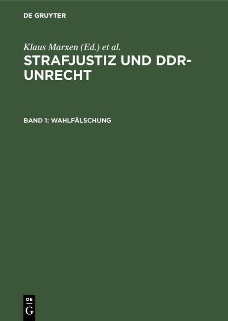 Wahlfälschung - 
