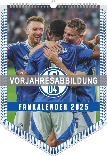 FC Schalke 04 2026 - Bannerkalender - Fan-Kalender - Fußball-Kalender - Wand-Kalender - 29,7x42 - Sport - 